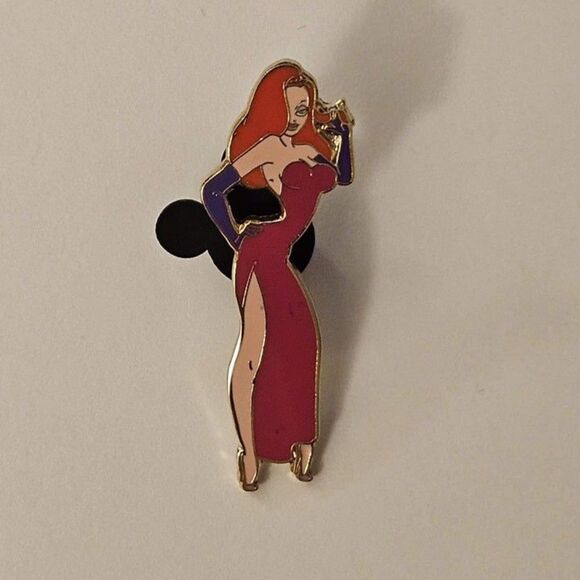 Disney Pin Jessica Rabbit Twirling Hair with Hand on Hip 2003 21984 Sexy Dress - Picture 2 of 12